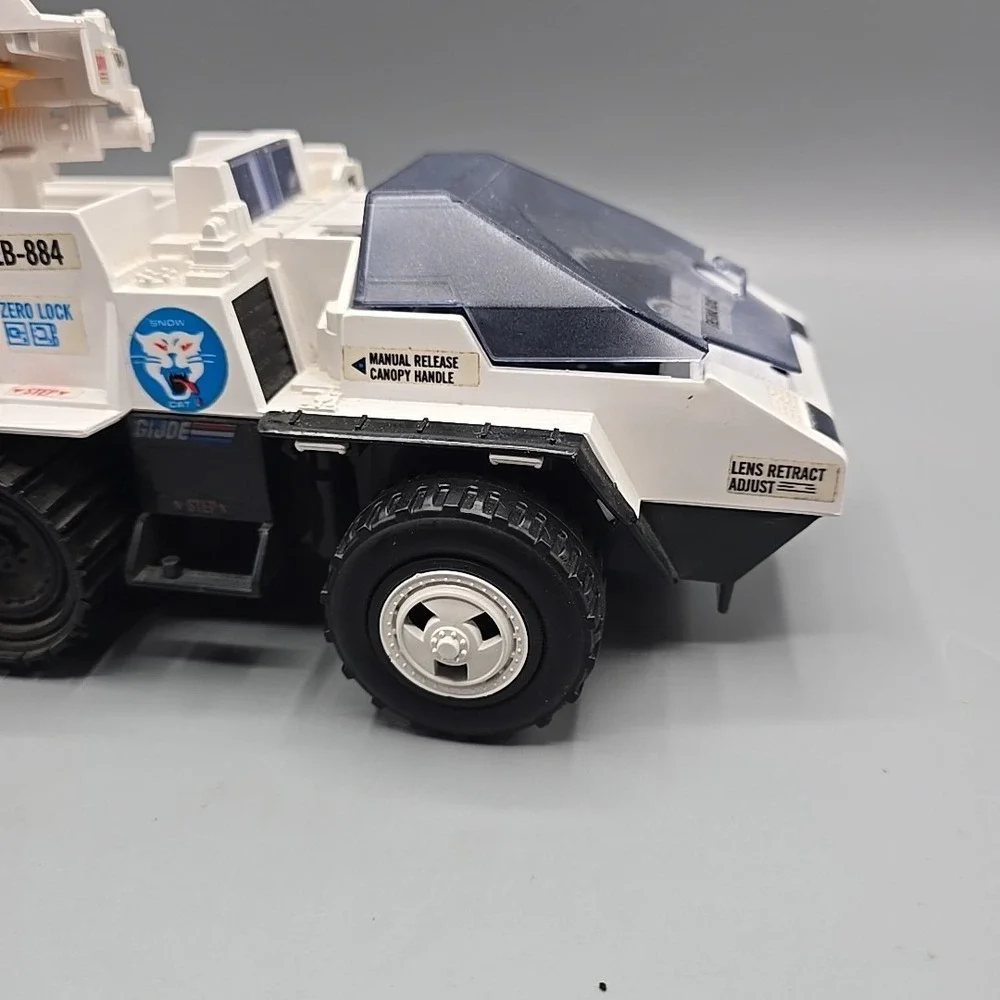 1985 Snow Cat Arctic Vehicle Vintage G.I. GI Joe 3.75 ARAH Lot Incomplete
